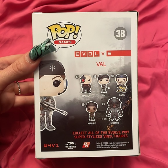 BRAND NEW IN BOX EVOLVE VAL FUNKO POP # 38 (POP! Games) - Picture 5 of 6